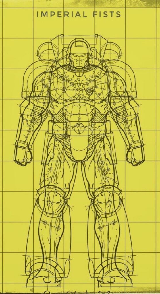 Imagen referencial - proporciones para crear un personaje de warhammer 