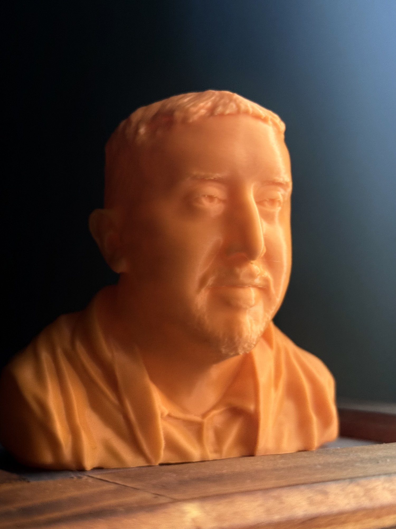 Busto 3D impreso de @retrotoys_patagonia